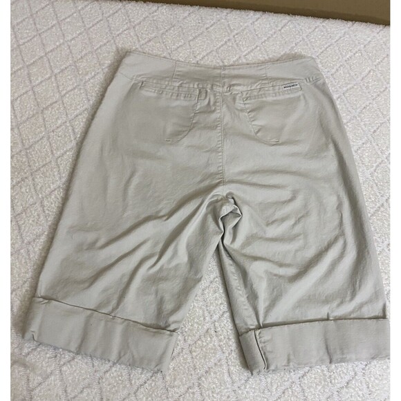 Vintage Woolrich Women’s Beige Shorts Front/back Pockets Size 10 - Picture 10 of 14